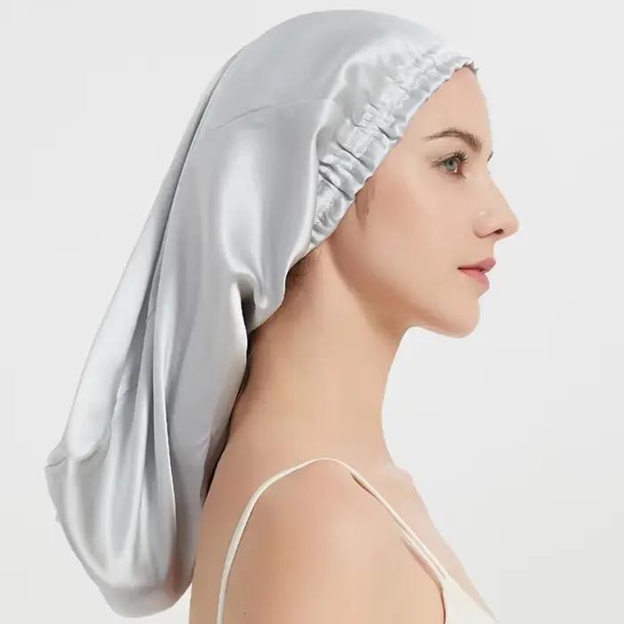 Bonnets de cheveux en soie de mûrier Pure 100% pour femmes