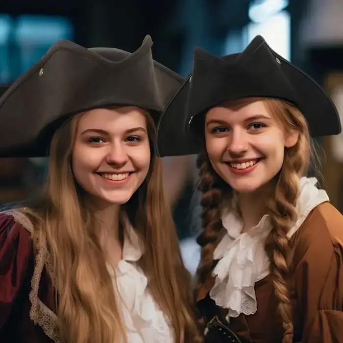 Chapeau de pirate pour femmes et hommes