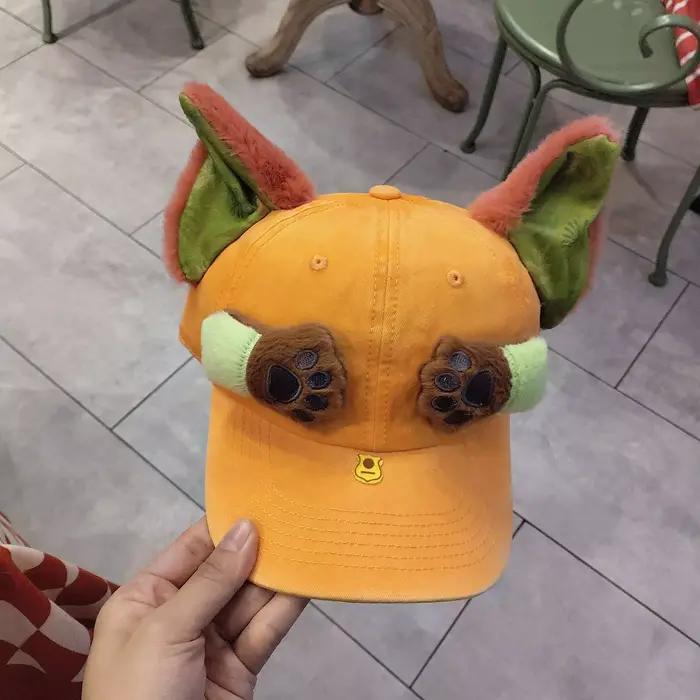 Casquette de baseball en peluche avec oreilles d'animaux mignonnes (lapin