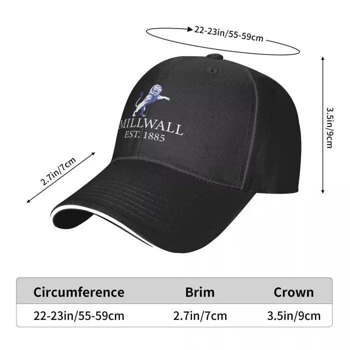 Casquette de baseball élégante pour homme et femme multifonctionnelle polyester Oxford doublure ajustable extérieure four seasons sport style occasions spéciales