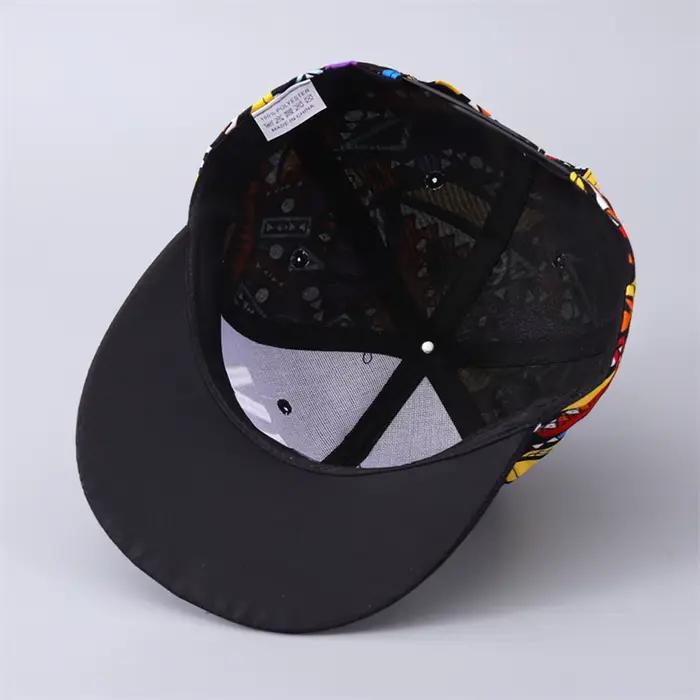 Casquette de baseball florale hip-hop pour garçons et filles