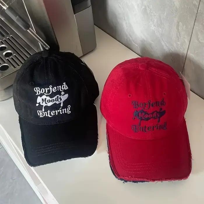 Casquette de Baseball de rue avec lettres Punk brodées pour hommes et femmes