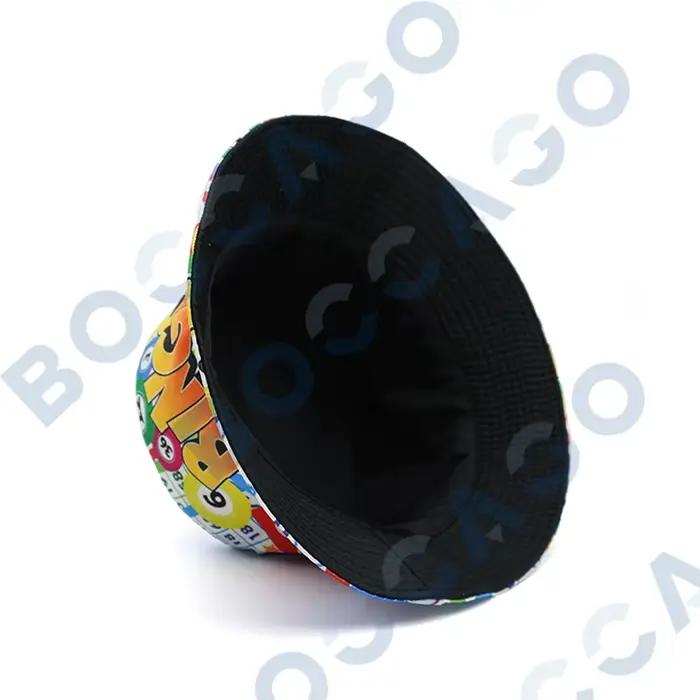 Chapeau Bob de Billard Amusant avec Impression de Lettres