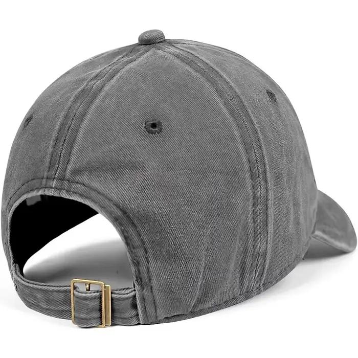 Casquette de baseball réglable Boston Whaler logo en coton denim vintage pour homme femme occasions décontractées plage fête costumée