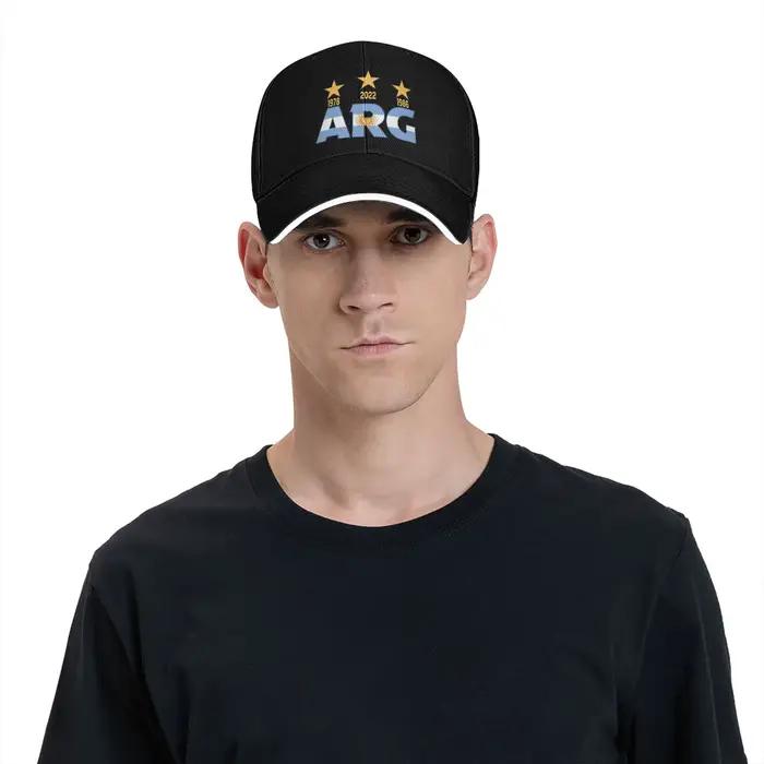 Casquette de baseball unisexe d'été avec drapeau argentin