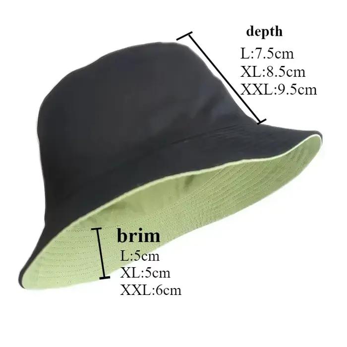 Hommes élargi approfondissement grande tête XXL 65cm seau chapeaux femmes