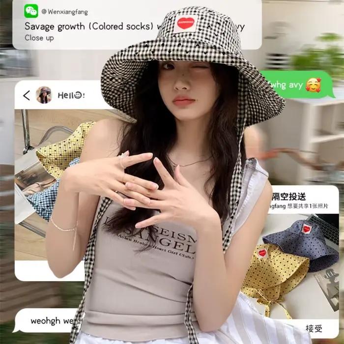 Chapeau de pêcheur tendance anti-UV pour la randonnée