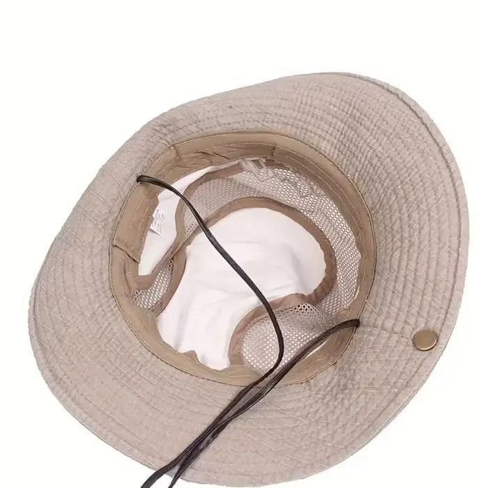 Chapeau de pêcheur en maille respirante pour hommes