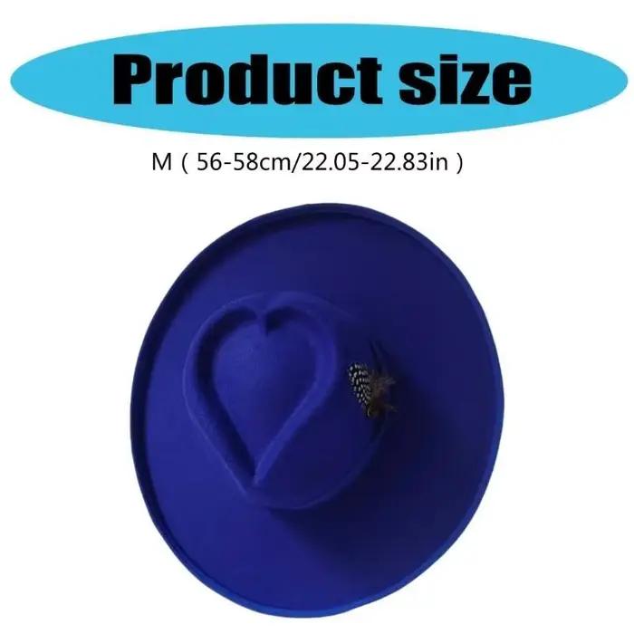 39BD Homburg chapeau haut forme Western Porkpie