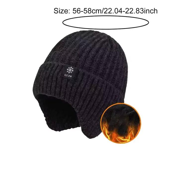 Chapeau épais chaud d'hiver pour hommes d'âge moyen et âgés