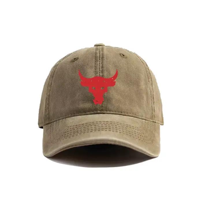 Dwayne Johnson Brahma Bull Casquette de baseball d'été DistMurcia papa chapeaux hommes extérieur réglable coton casquettes MZ-440
