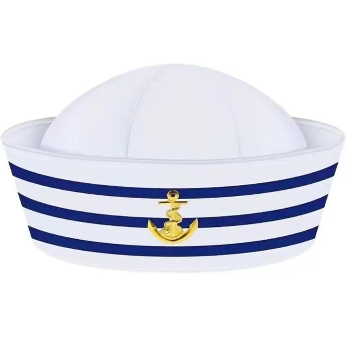 Costume de bateau, chapeau de capitaine de Yacht