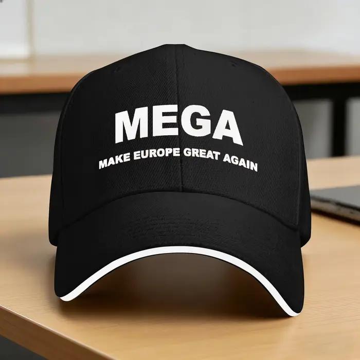 Casquette de baseball MEGA Make Europe Great Again pour femme et homme