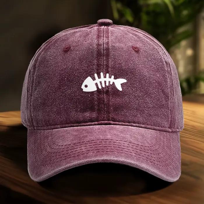 Casquette de Baseball en os de poisson