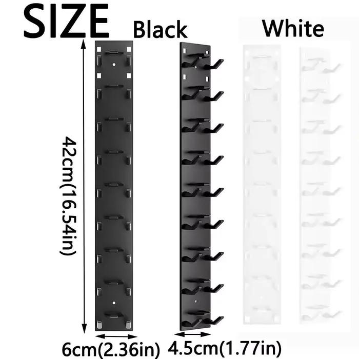 Élégant 9 grilles mur chapeau support gain de place pratique