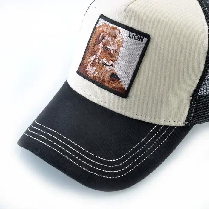 Casquette de Baseball Hip Hop avec Patch brodé de Lion