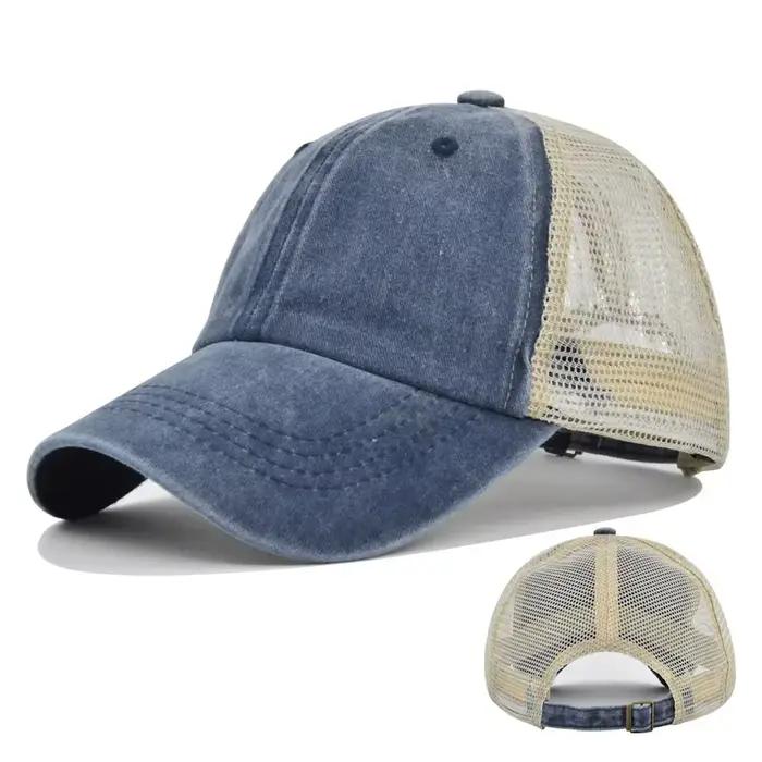 Mode hommes casquette de Baseball offre spéciale unisexe camionneur chapeau Multi couleurs plaine