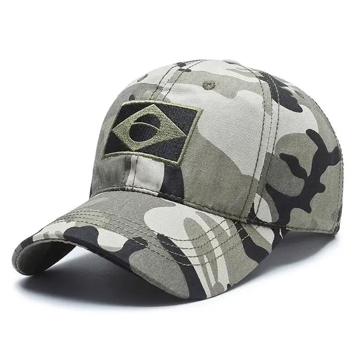 Nouvelle casquette de Baseball hommes été brésil drapeau Protection solaire