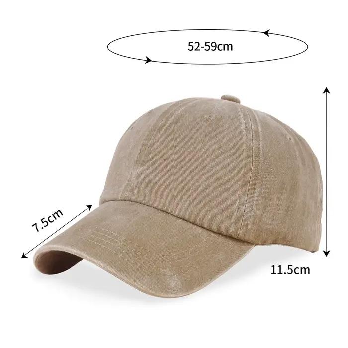 Casquette de baseball personnalisée en denim unisexe pour femmes et hommes styles sportifs occassions spéciales et décontractées