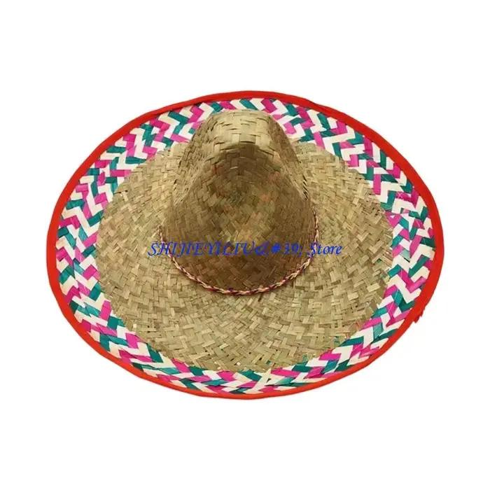 E21F – chapeau soleil tissé élégant