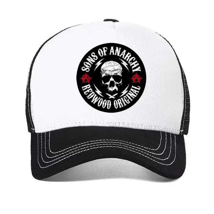 Casquette de baseball SAMCRO SOA Sons of Anarchy Skull