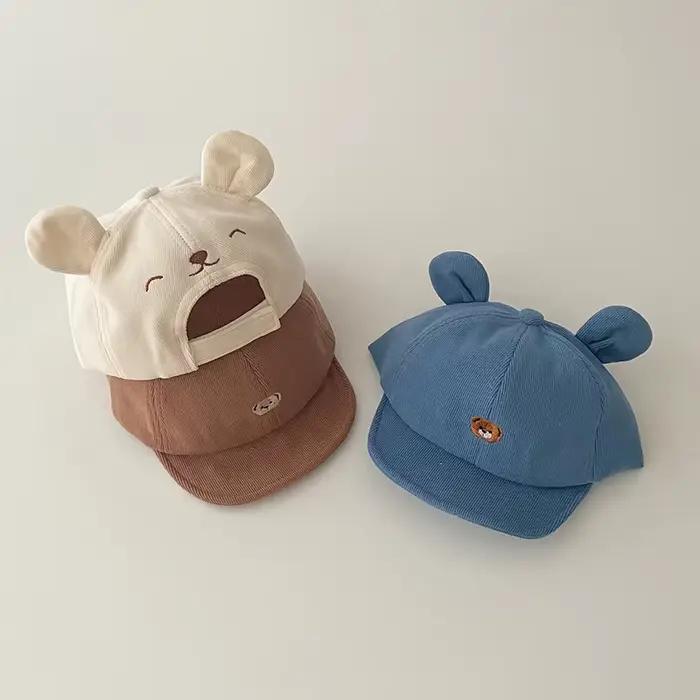 Chapeau de Baseball ours de dessin animé pour bébé