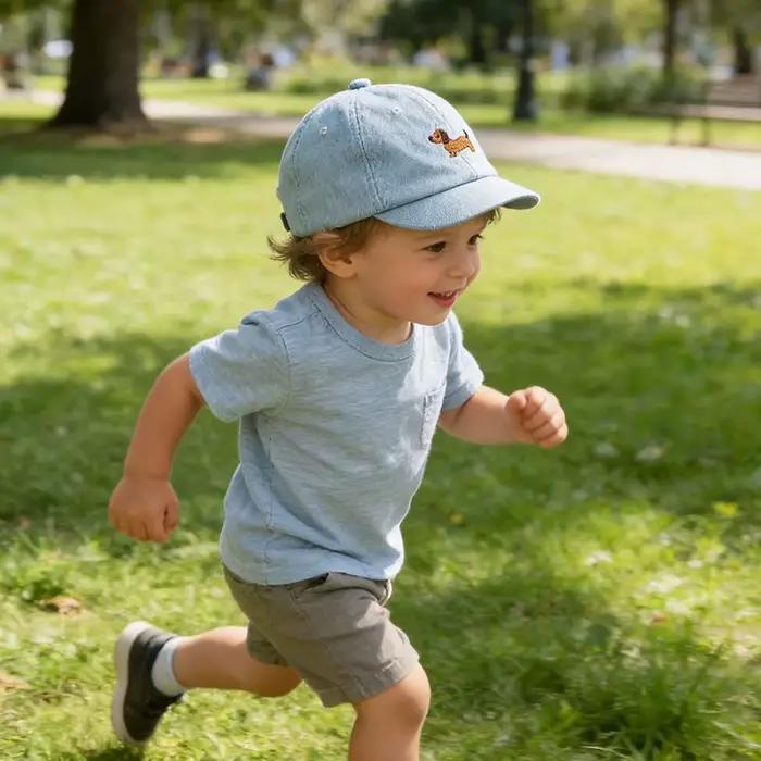 Casquette de baseball en jean mignonne pour bébé