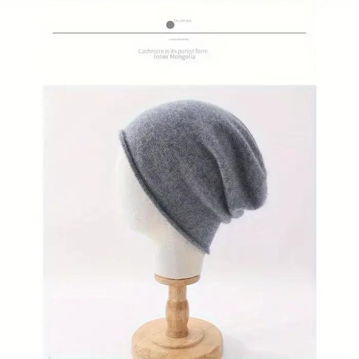Bonnet en laine tricoté pour homme et femme, design décontracté et élégant, idéal pour l'hiver et les voyages