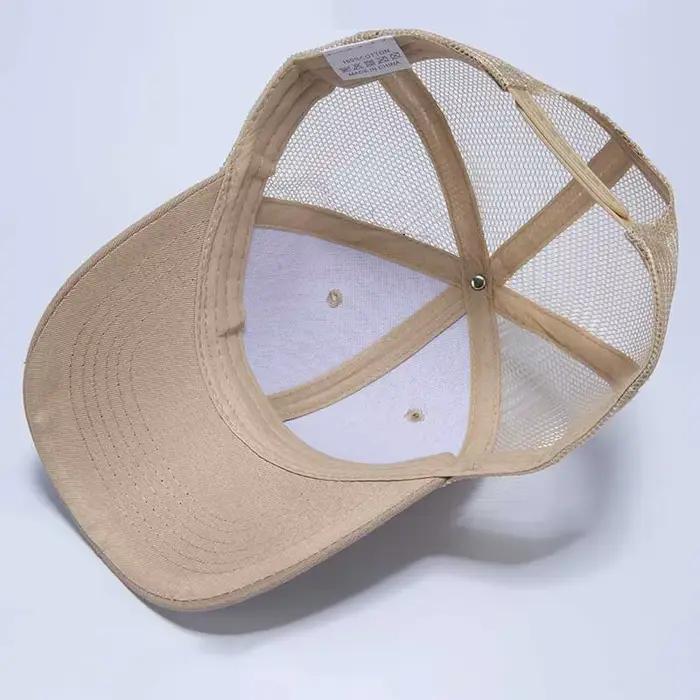 Casquettes de baseball unisexes brodées avec logo personnalisé