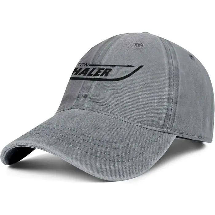 Casquette de baseball réglable Boston Whaler logo en coton denim vintage pour homme femme occasions décontractées plage fête costumée