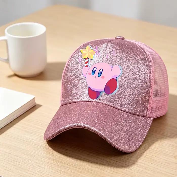 Casquette de baseball Kawaii Kirby Shiny Hat pour femme