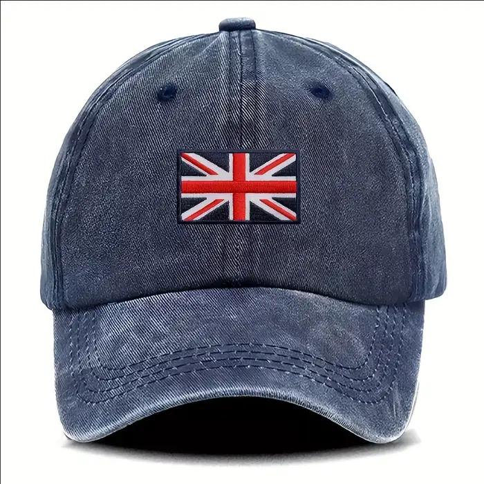 Casquette de baseball avec drapeau national - Chapeau unisexe réglable