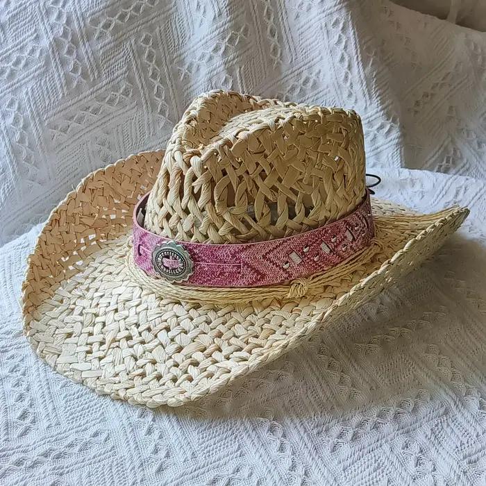 Chapeau de paille Cirboy fait à la main pour hommes et femmes