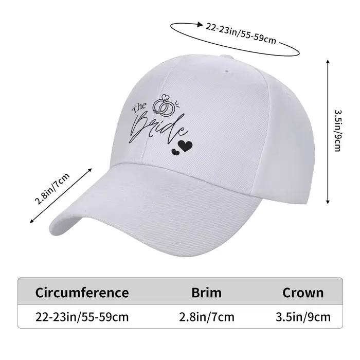 Casquette de baseball décontractée pour enterrement de vie de jeune fille (EVJF) - Chapeau de camionneur d'été - Casquettes de soleil élégantes pour femmes et hommes