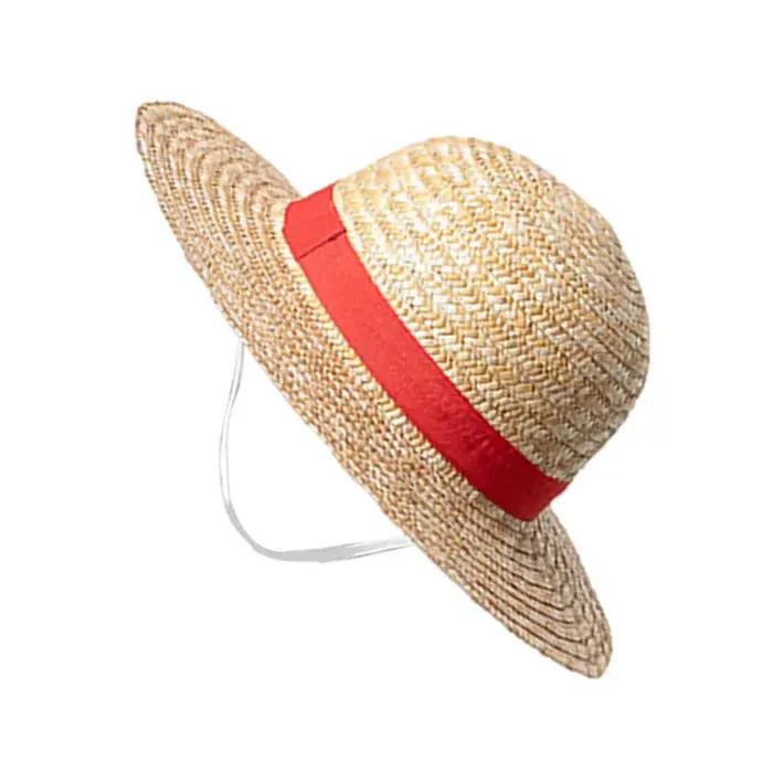 Chapeau de paille Luffy pour enfants et adultes occasion déguisement halloween cosplay anime one piece festival party