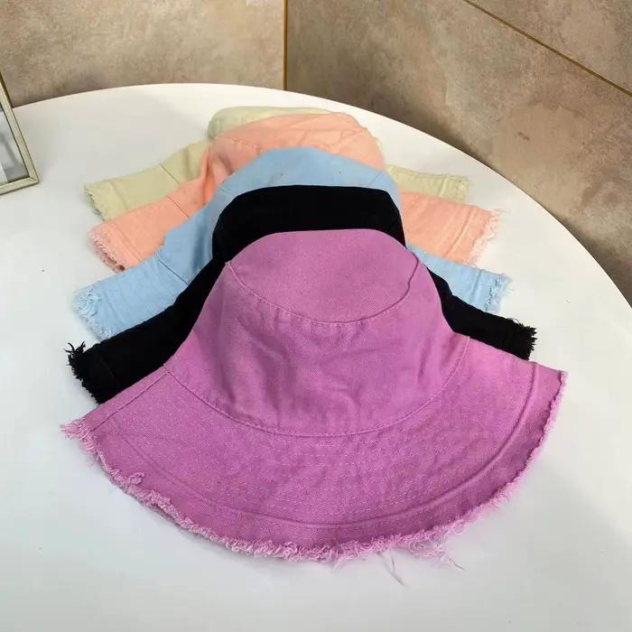 Nouveaux Chapeaux Bob d'été réversibles pour hommes et femmes en coton, chapeau de soleil pour sports de plein air, style Panama, cadeau pour occasions spéciales comme la fête du vin