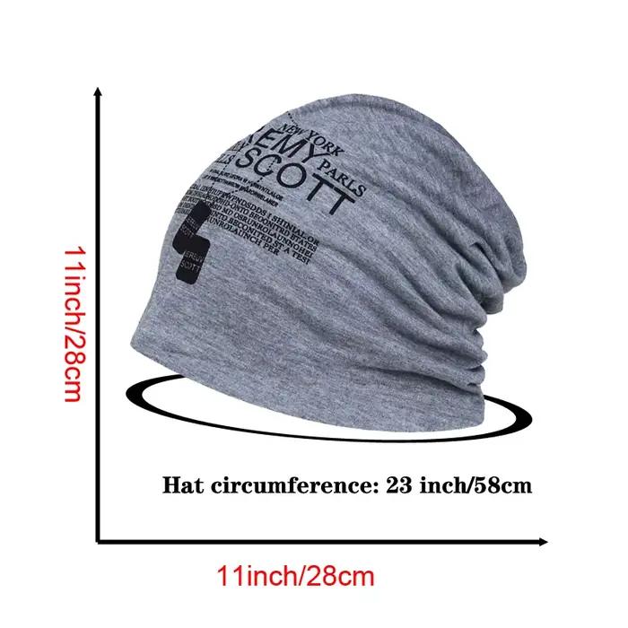 Chapeau pull avec lettres Hip Hop européennes et américaines
