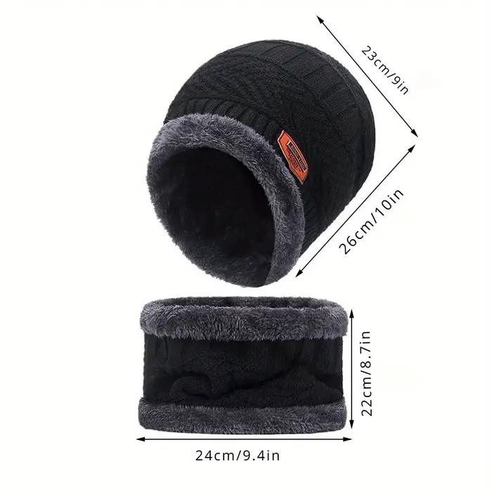Ensemble bonnet d'hiver