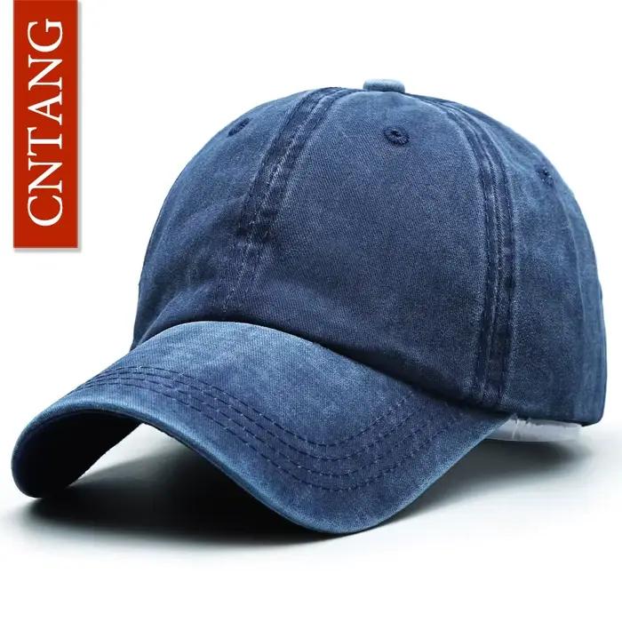 CNSizes-Casquette de baseball unisexe en coton solide
