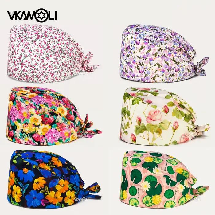 Chapeaux à imprimé floral pour femmes