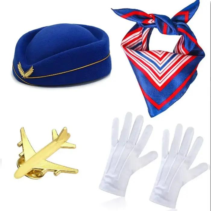 Accessoires de vêtements d'agent de bord pour femmes