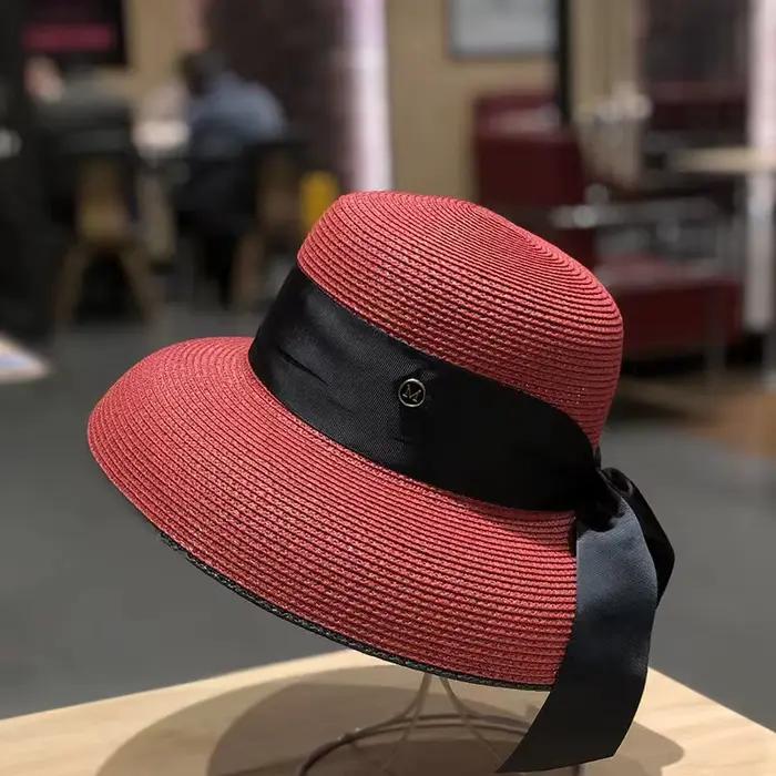 Chapeau de pêcheur rétro style Hepburn français