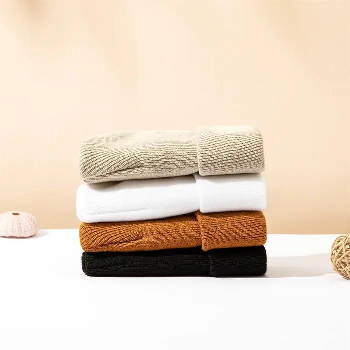Bonnet au crochet pour nouveau-né, polyester doux, taille XS pour sécurité, blanc beige café noir pour enfants de 0-24 mois hiver ```