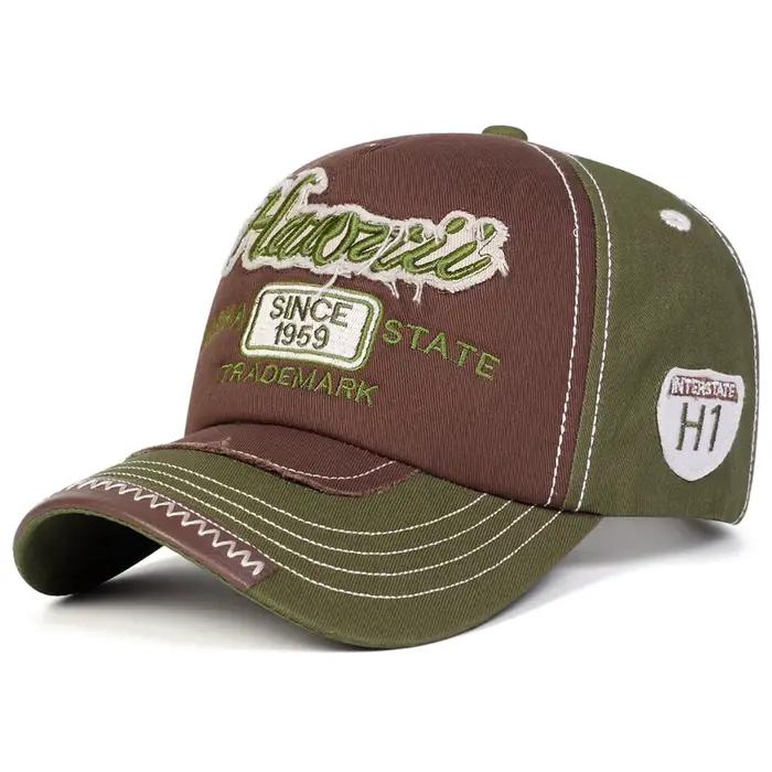 Casquettes de baseball unisexes avec broderie de lettres ALOHA STATE