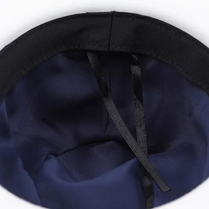Chapeau Fedora blanc en fausse laine pour homme et femme