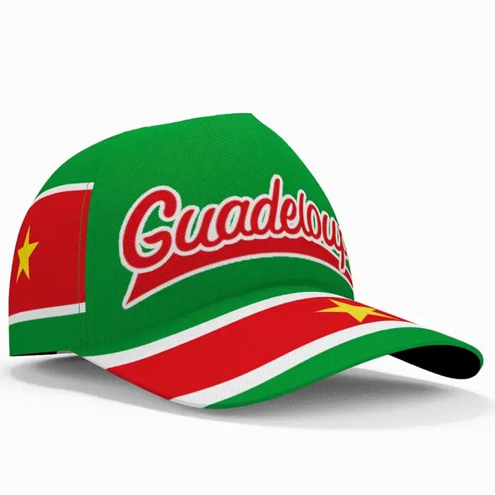 Guadeloupe casquettes de Baseball gratuit sur mesure nom France équipe Logo Gp chapeaux Glp pays voyage français Nation 2006 drapeau 2012 couvre-chef