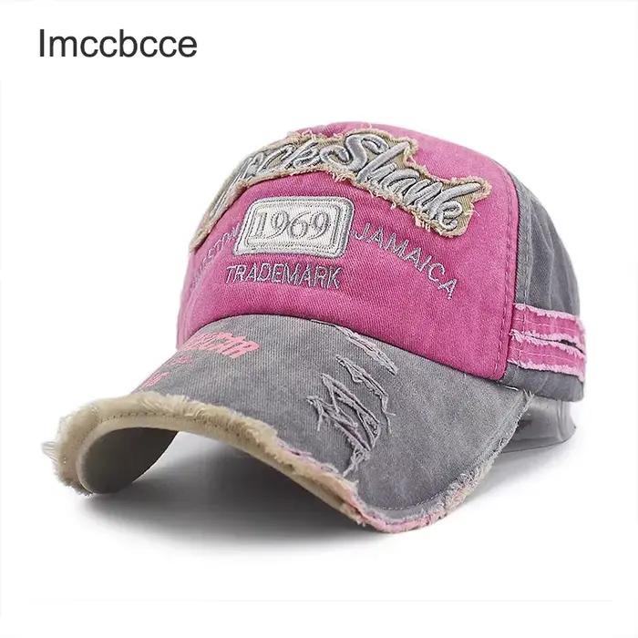 Coton lavé 1969 broderie casquettes de Baseball pour femmes hommes Sport visières Vintage casquette Snapback
