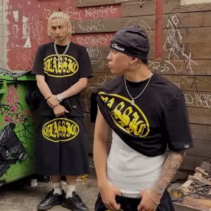 Chapeau pull à motif brodé rétro américain Hip-Hop