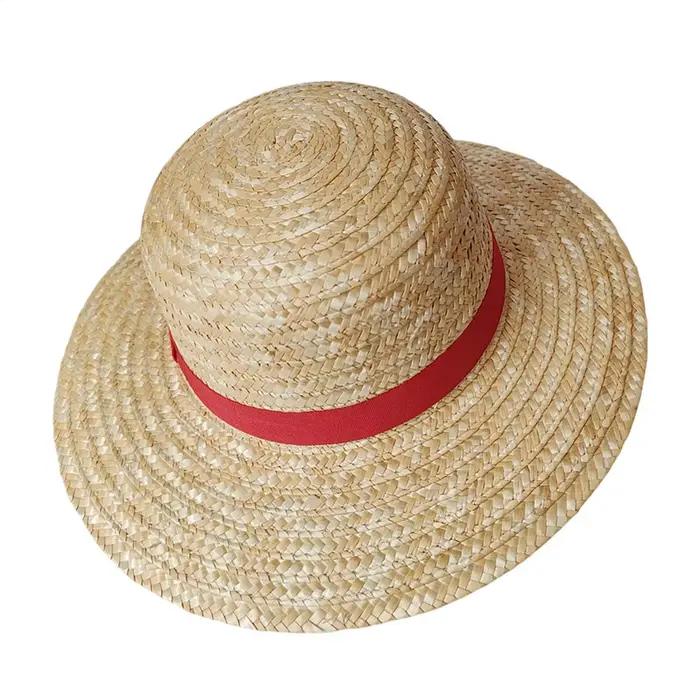 Chapeau de paille Luffy pour enfants et adultes occasion déguisement halloween cosplay anime one piece festival party