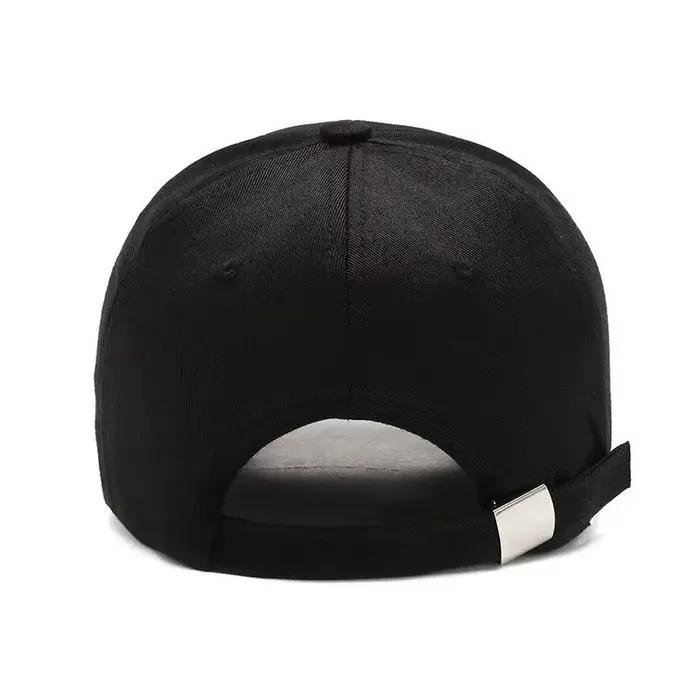 Casquette de baseball tendance et simple à trois barres horizontales pour homme et femme
